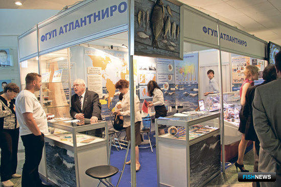 Стенд ФГУП «АтлантНИРО» на выставке «Экспофиш 2011»