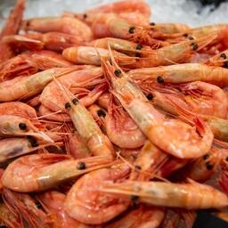 Варено-мороженая северная креветка