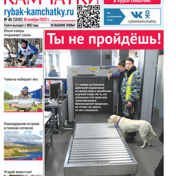 Газета «Рыбак Камчатки». Выпуск № 45 от 16 ноября 2022 г.