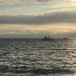 Рыбацкие суда у берегов Камчатки. Архивное фото