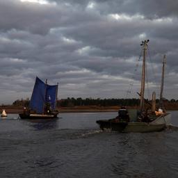 Рыбный промысел на традиционных судах – соймах – на озере Ильмень