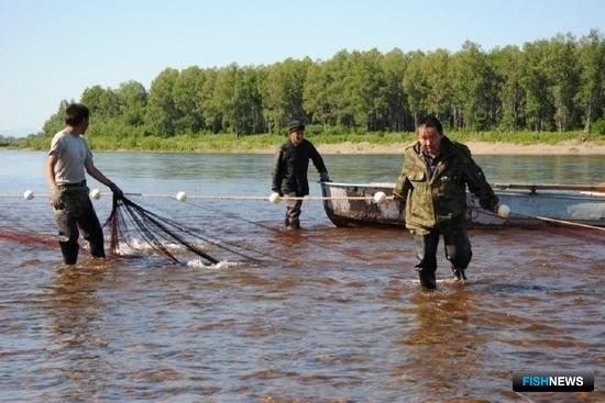 Рыбный промысел коренных народов в Магаданской области. Фото пресс-службы правительства региона