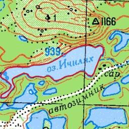 Самый дорогой лот — озеро Ичилях в Оймяконском районе. Карта с сайта торгов