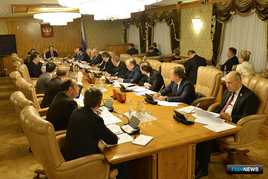 Заседание правкомиссии провел 12 декабря вице-премьер Алексей Гордеев. Фото пресс-службы Росрыболовства