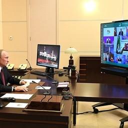 В саммите принял участие и президент Владимир ПУТИН. Фото пресс-службы главы государства