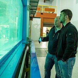 Тестирование экспериментальной модели трала студентов КГТУ