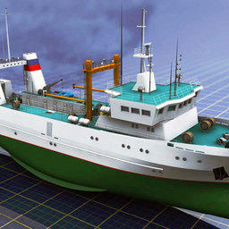 Средний рыболовный траулер морозильный для Дальнего Востока и Атлантики (проект 13728 - КБ «Восток» ОАО «ЦТСС»)