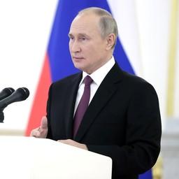 Президент Владимир ПУТИН на церемонии вручения верительных грамот. Фото пресс-службы главы государства