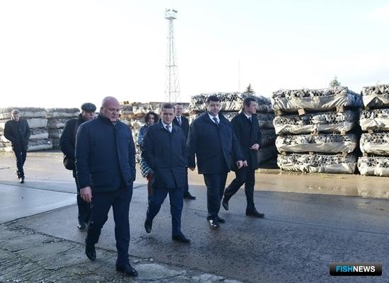 Участники встречи осмотрели Калининградский порт. Фото пресс-службы Росрыболовства