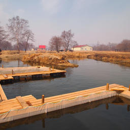 Лососевый рыбоводный завод на реке Вербная в Приморье