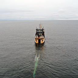 Научно-исследовательское судно на просторах Карского моря. Фото пресс-службы ВНИРО