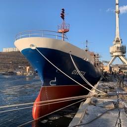 18 декабря во Владивостоке спустили на воду первый краболов из серии по заказу компании «Дальневосточное побережье» (ГК «Сигма Марин Технолоджи»). Фото пресс-службы Восточной верфи