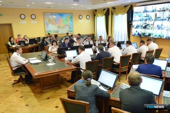 Грядущие изменения обсудили на оперативном совещании в Росрыболовстве. Фото пресс-службы федерального агентства