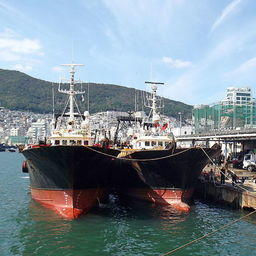 Рыболовецкие суда в порту Пусан. Фото Smiley.toerist («Википедия»)